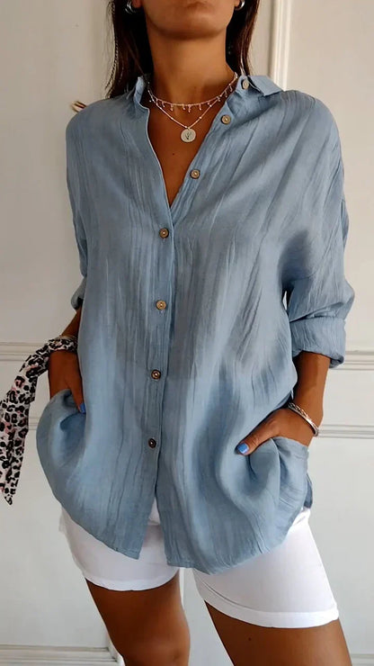 Women's Casual Button Down Shirt