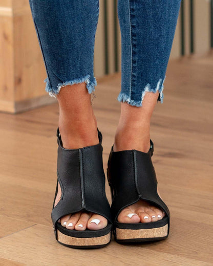 Comfortable Vegan Heel Sandals
