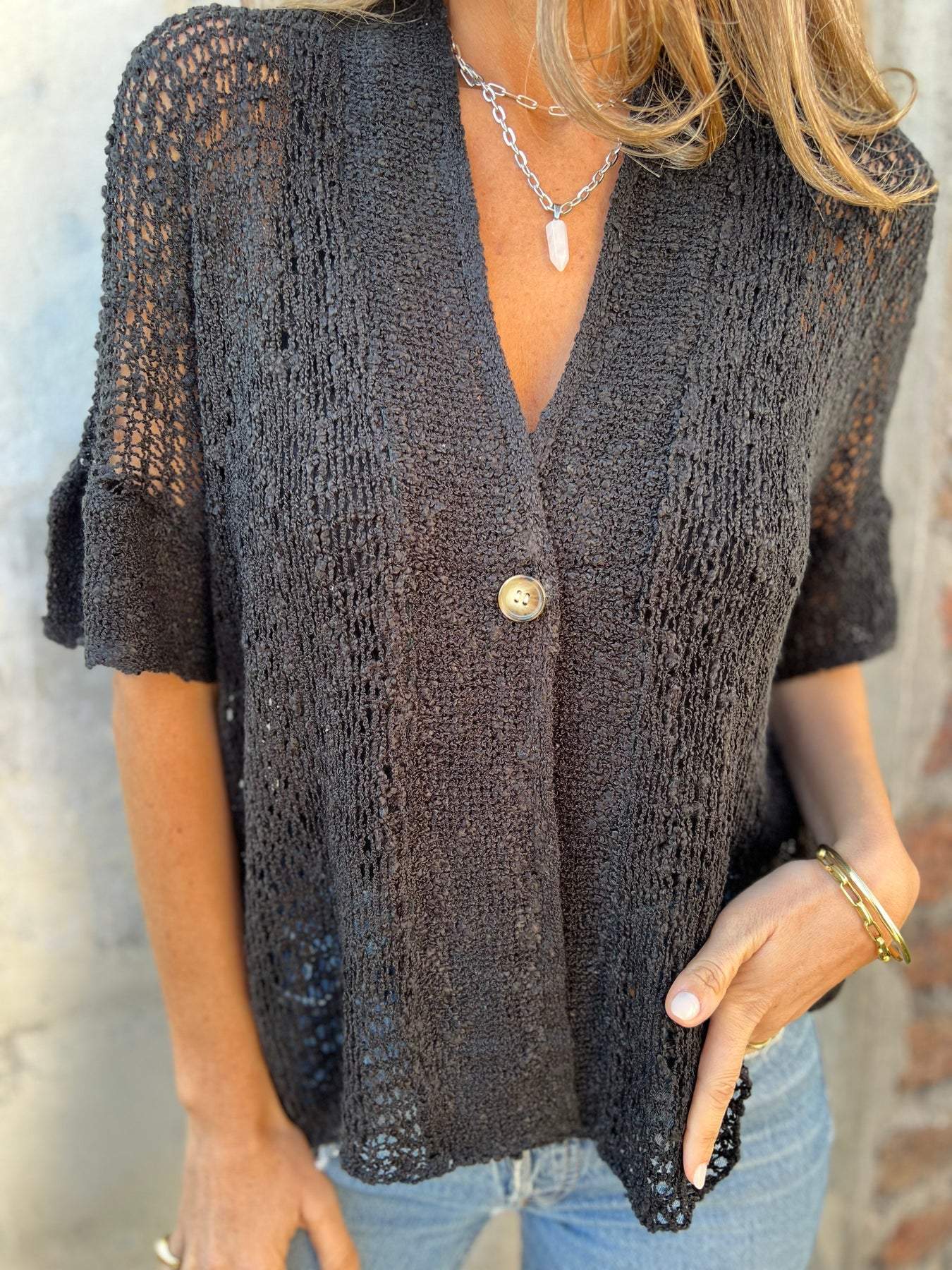 Stylish Patterned Women's Blouse