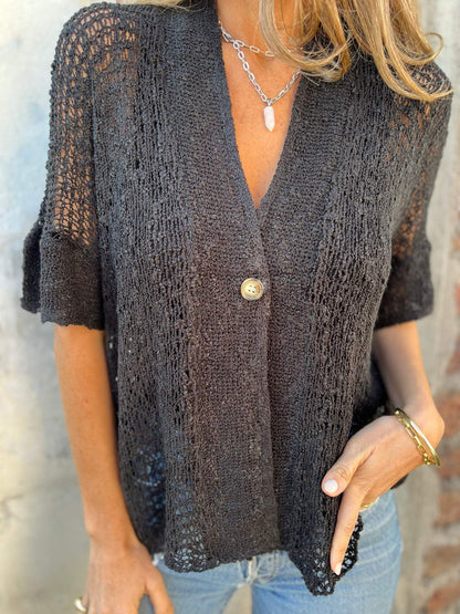 Stylish Patterned Women's Blouse