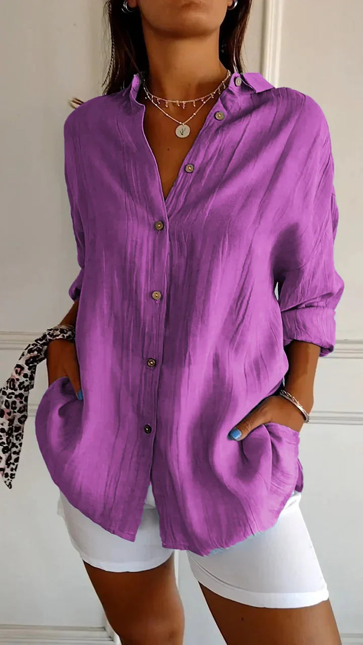Women's Casual Button Down Shirt