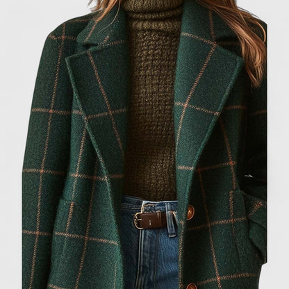 Women's Tailored Coat Structured Design