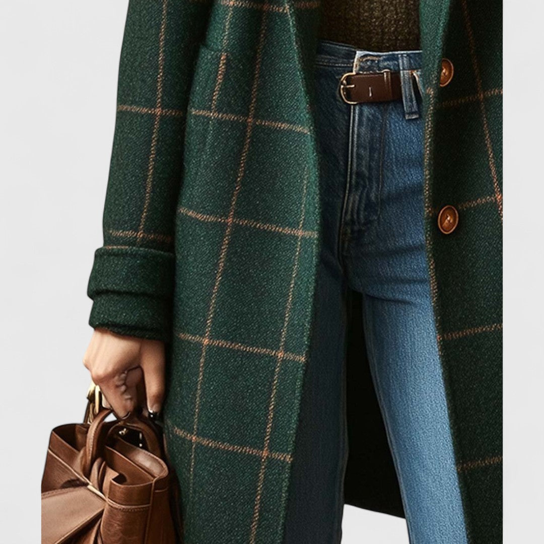 Women's Tailored Coat Structured Design