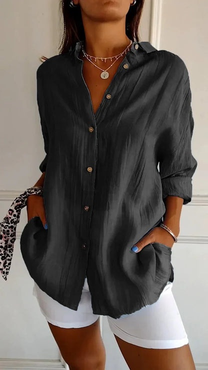 Women's Casual Button Down Shirt