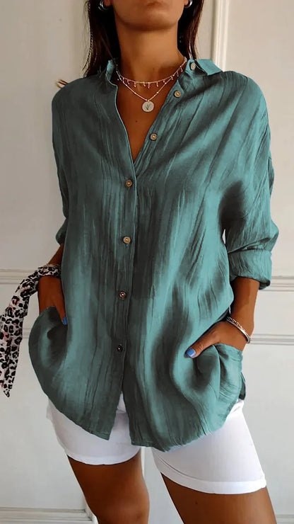 Women's Casual Button Down Shirt