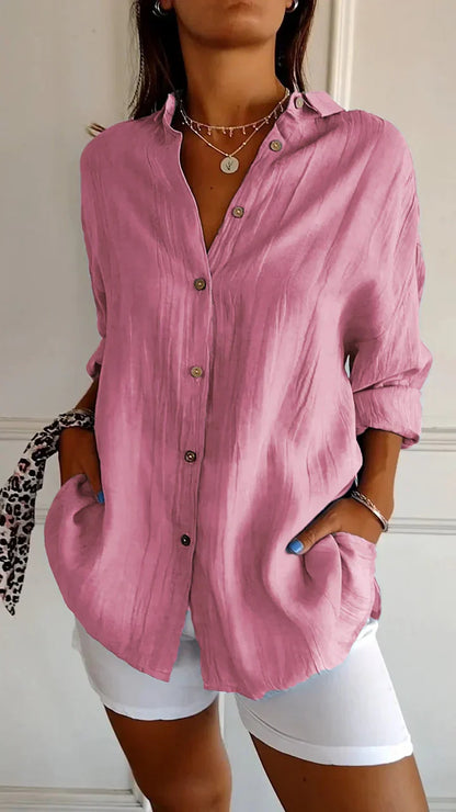 Women's Casual Button Down Shirt