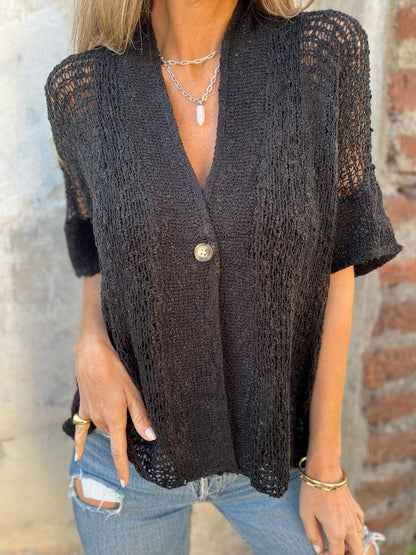 Stylish Patterned Women's Blouse