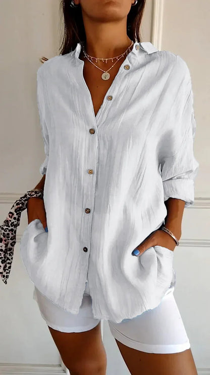 Women's Casual Button Down Shirt
