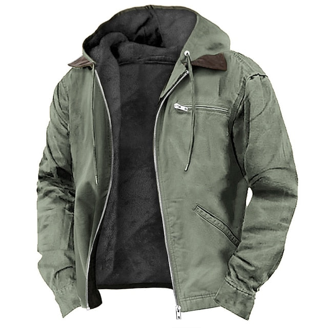 Men's Zipper Jacket With Pockets