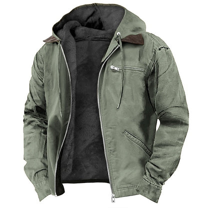 Men's Zipper Jacket With Pockets