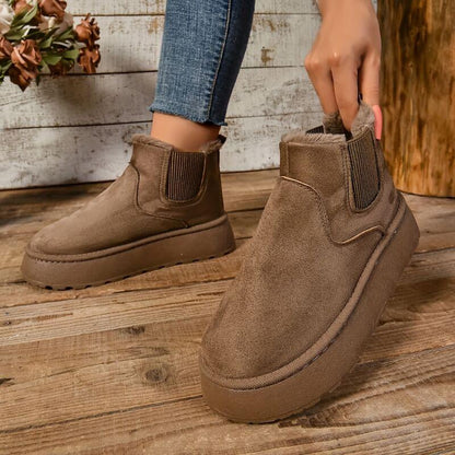 Women's Platform Slip-On Boots