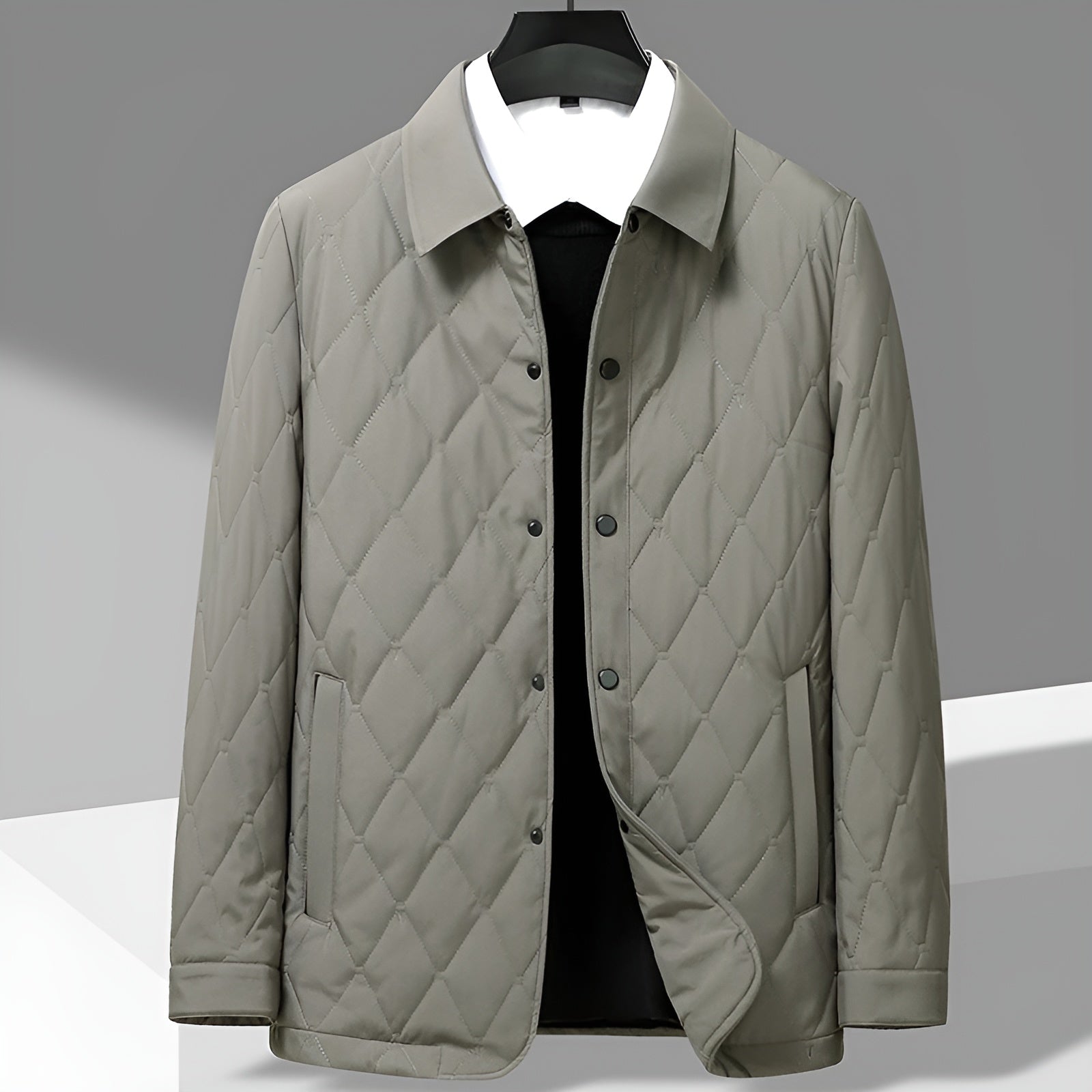 Men's Lightweight Button Front Jacket - VibreMode