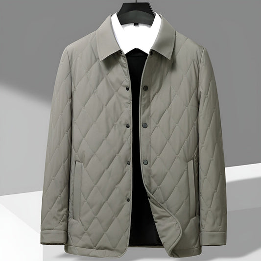 Men's Lightweight Button Front Jacket - VibreMode