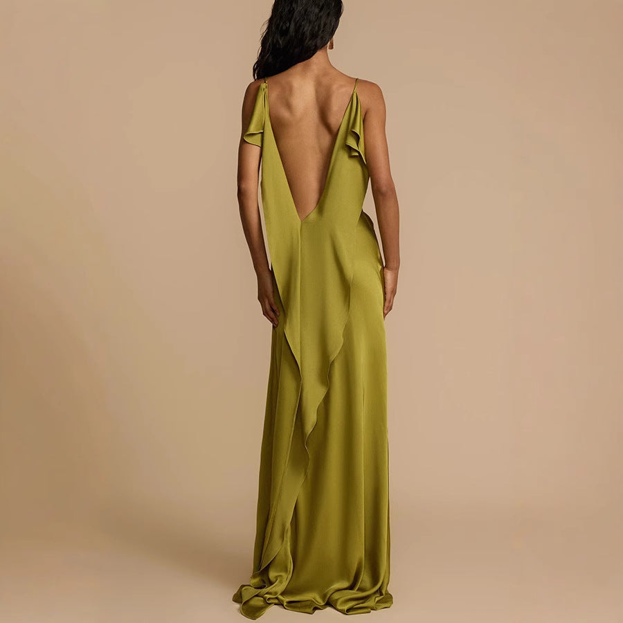 Image of Julie | Women's Spaghetti Strap Maxi Dress