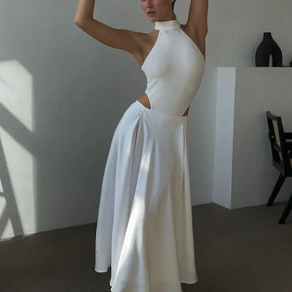 Women's High Waisted Flowy Skirt