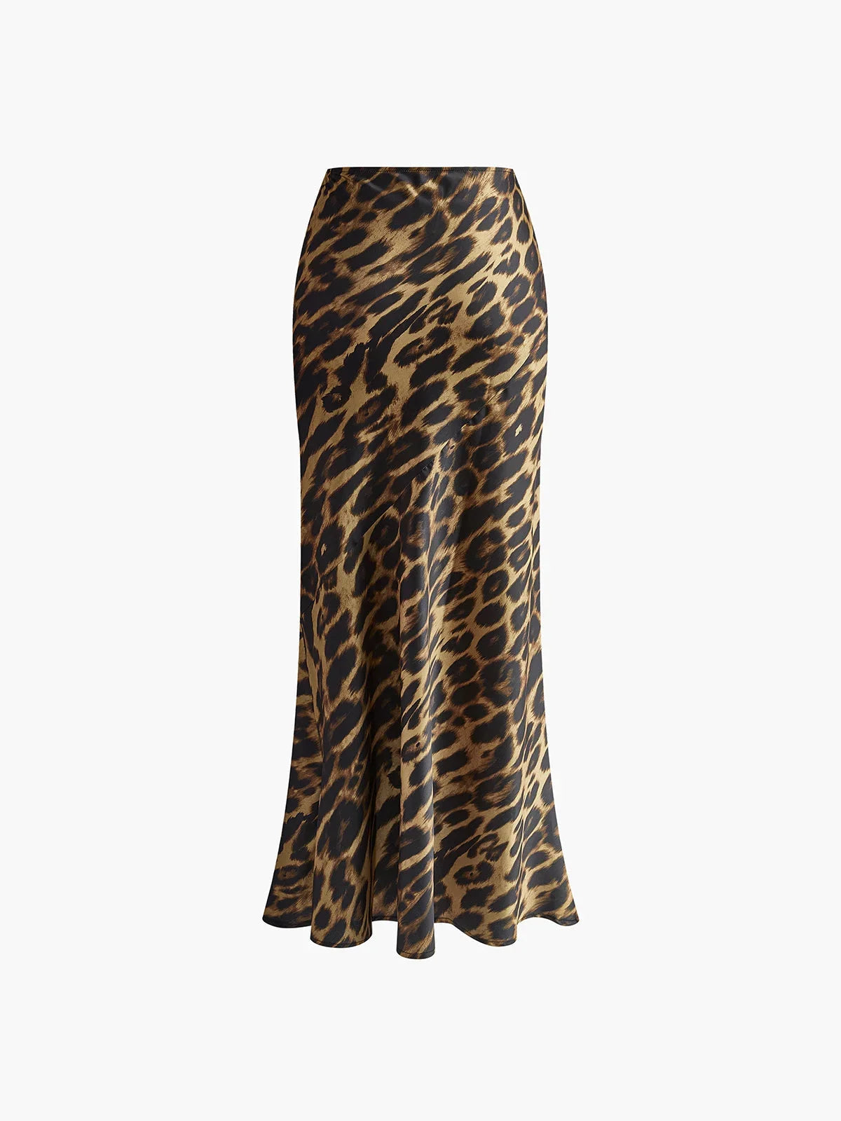 Women's Leopard Print Maxi Skirt