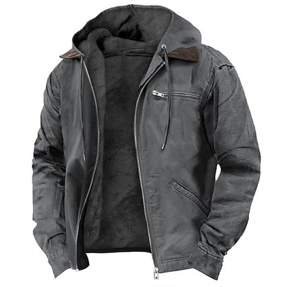 Men's Zipper Jacket With Pockets
