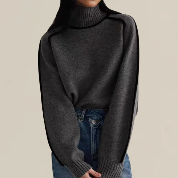Warm Women's Crew Neck Long Sleeve Winter Sweater