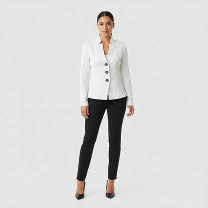 Women's Fitted Blazer Button Front