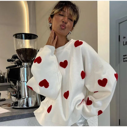 Women's Oversized Knitted Sweater - VibreMode
