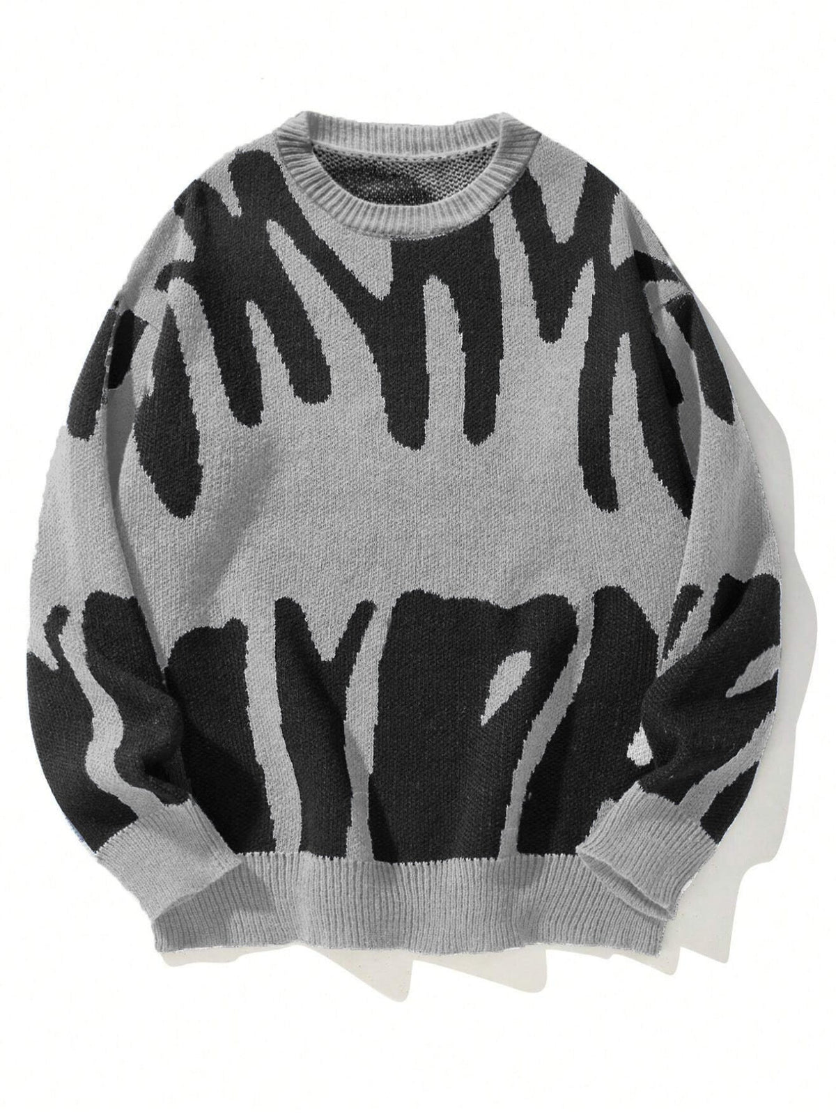 Women's Oversized Crewneck Graphic Sweater - VibreMode