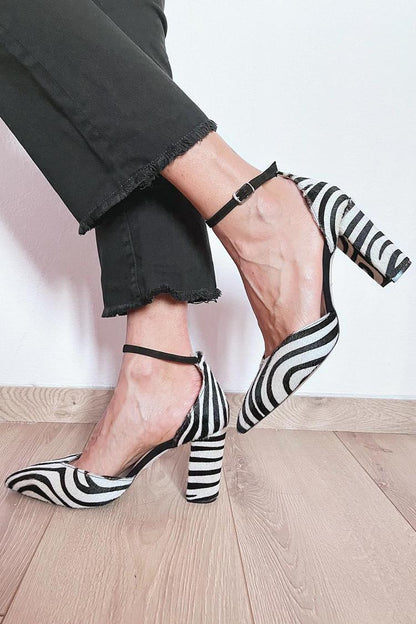 Women's Orthopedic Ankle Strap Heels - VibreMode