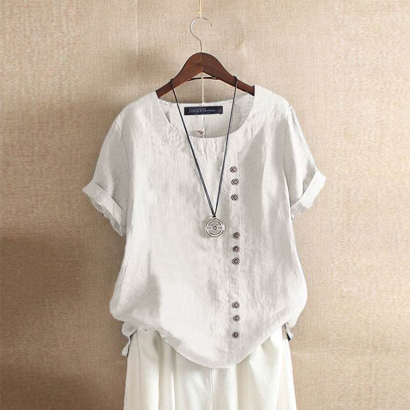 Image of Katrina | Women's Button-Down Casual Blouse