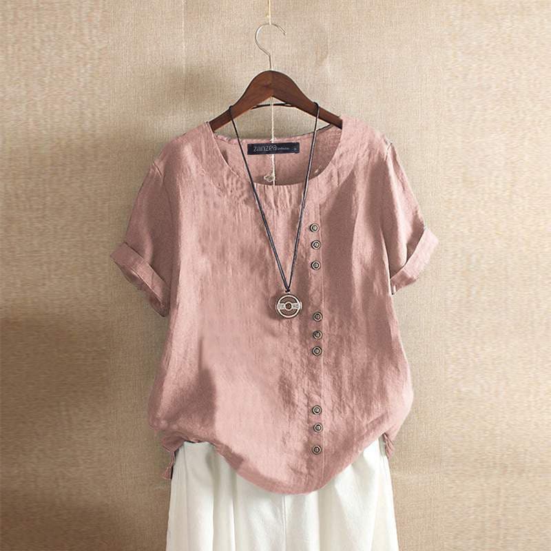 Image of Katrina | Women's Button-Down Casual Blouse