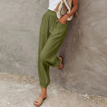 Women's High Waisted Jogger Pants - VibreMode