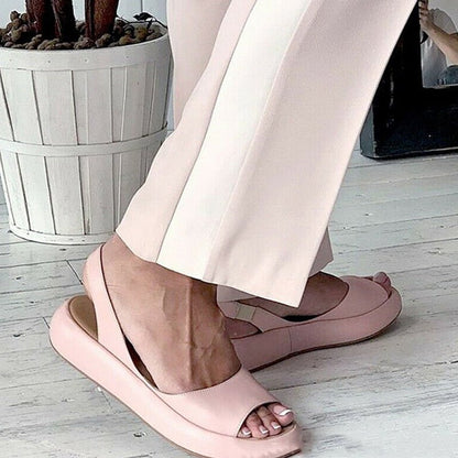 Comfortable Open Toe Flat Sandals for Women