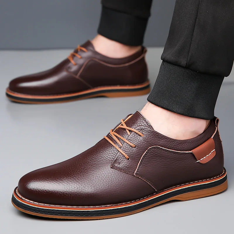 Image of Kendall | Men's Lace-Up Oxford Dress Shoes