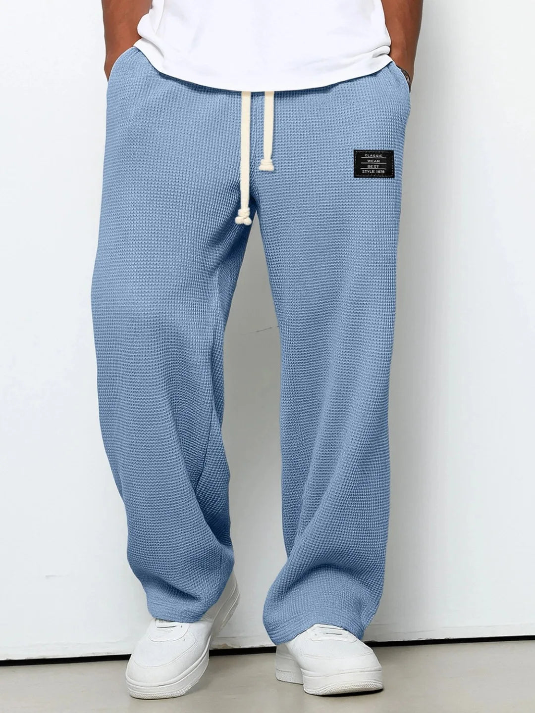 Men's Relaxed Fit Lounge Pants Casual Cotton - VibreMode
