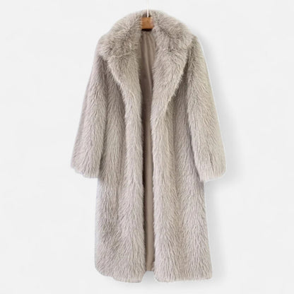 Warm Women's Faux Fur Winter Parka Coat - VibreMode