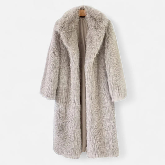 Warm Women's Faux Fur Winter Parka Coat - VibreMode