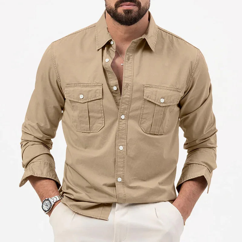 Men's Slim Fit Utility Shirt