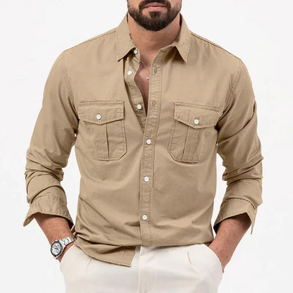 Men's Slim Fit Utility Shirt