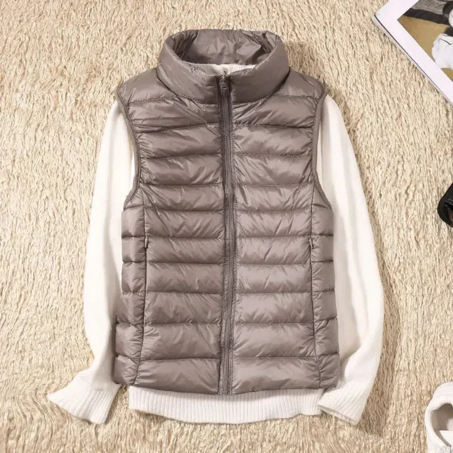 Women's Windbreaker Body Warmer Zip Front