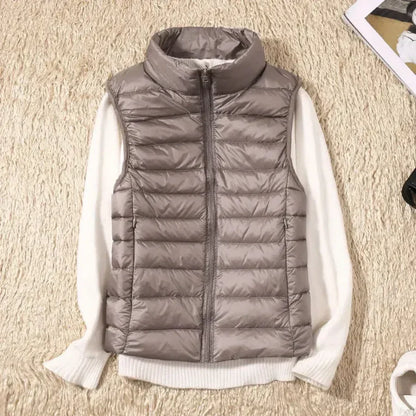 Women's Windbreaker Body Warmer Zip Front