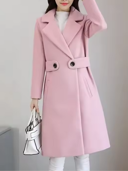Image of Kimberly | Women's Belted Long Coat