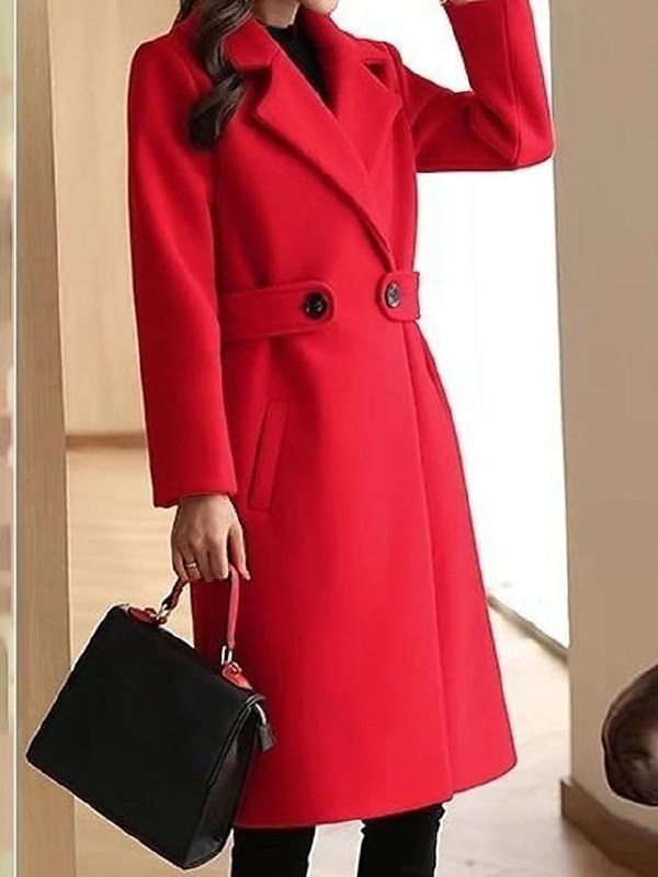 Image of Kimberly | Women's Belted Long Coat