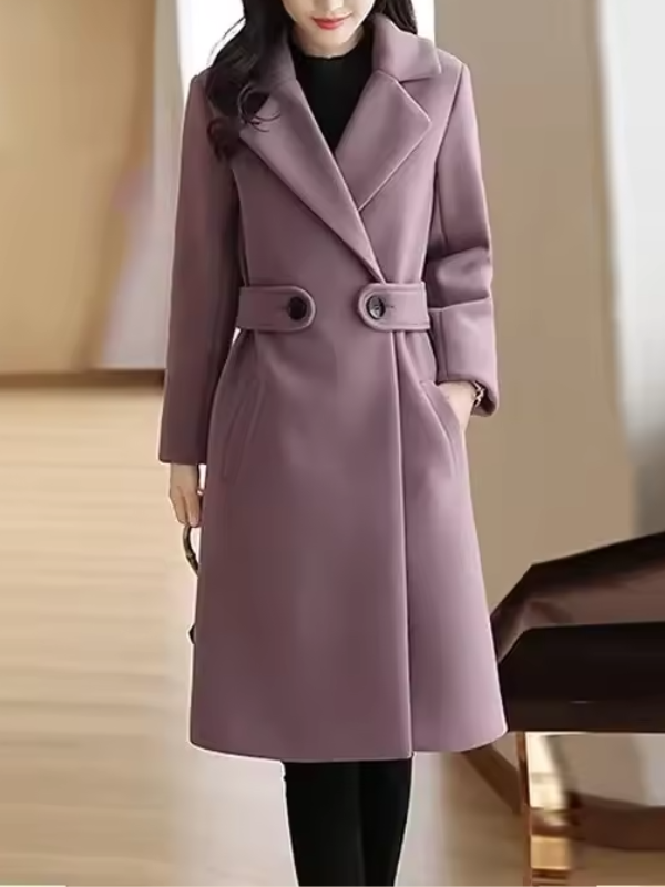 Image of Kimberly | Women's Belted Long Coat