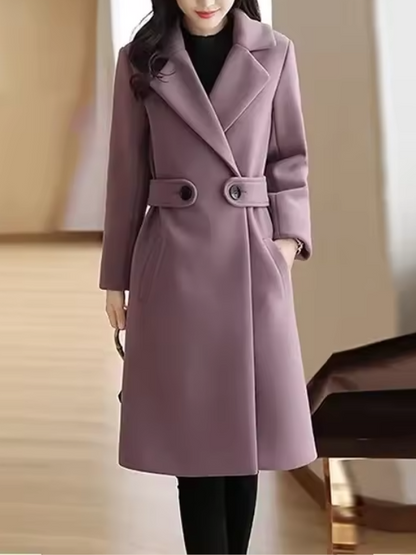 Image of Kimberly | Women's Belted Long Coat