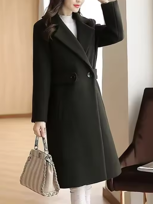 Image of Kimberly | Women's Belted Long Coat