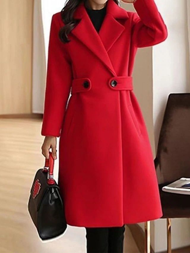 Image of Kimberly | Women's Belted Long Coat