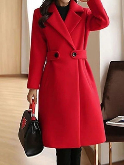 Image of Kimberly | Women's Belted Long Coat
