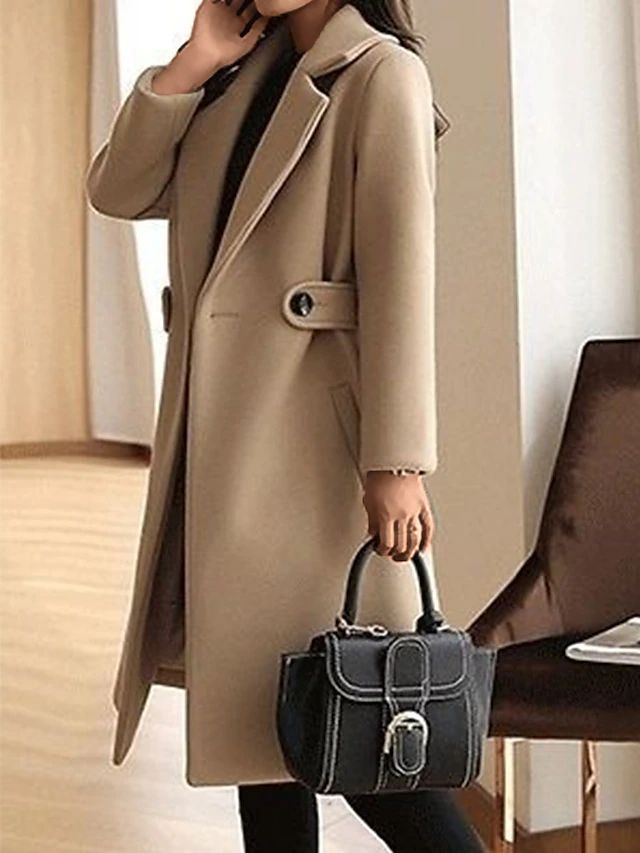 Image of Kimberly | Women's Belted Long Coat