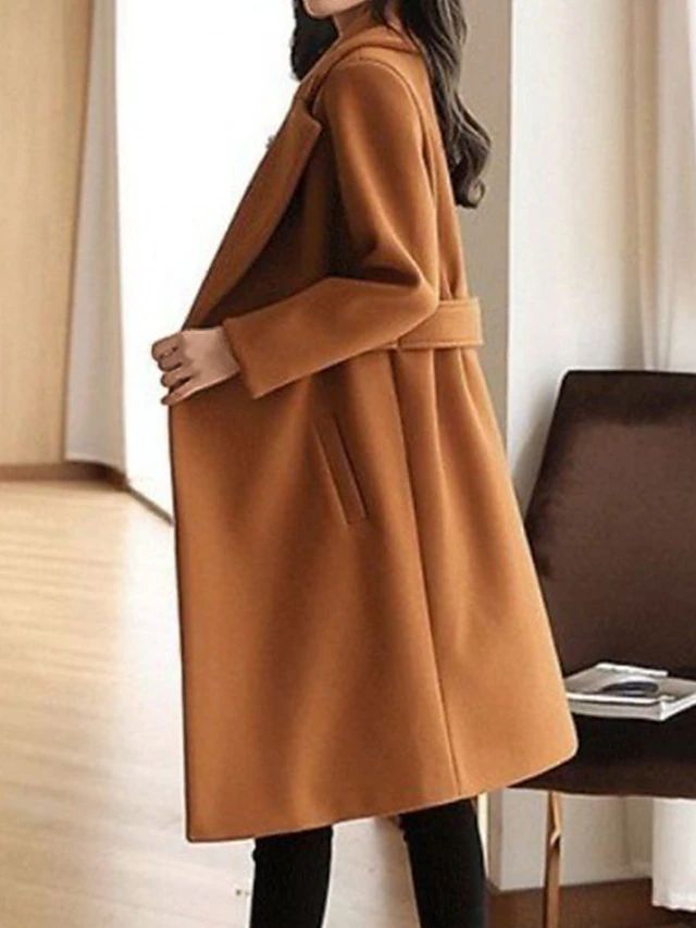 Image of Kimberly | Women's Belted Long Coat