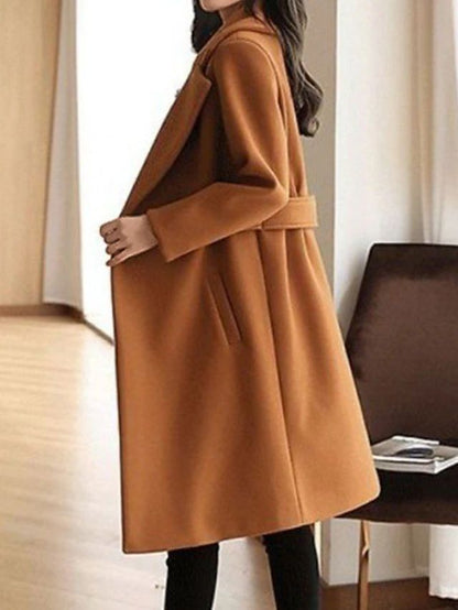 Image of Kimberly | Women's Belted Long Coat