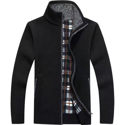 Men's Full Zip Knit Jacket - VibreMode