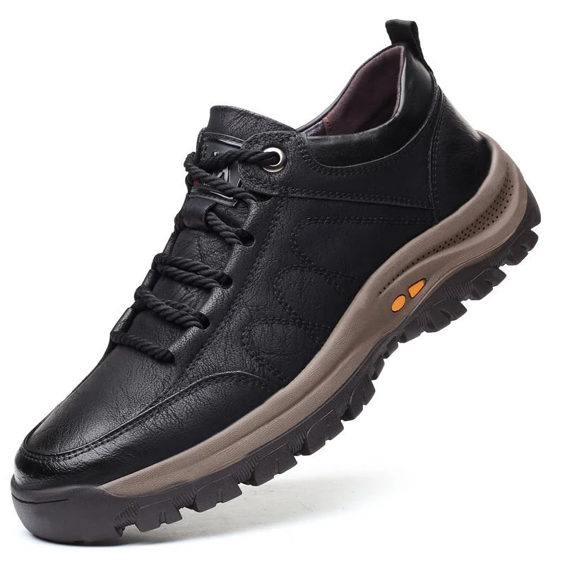 MEN'S LEATHER ORTHOPEDIC SHOES - VibreMode